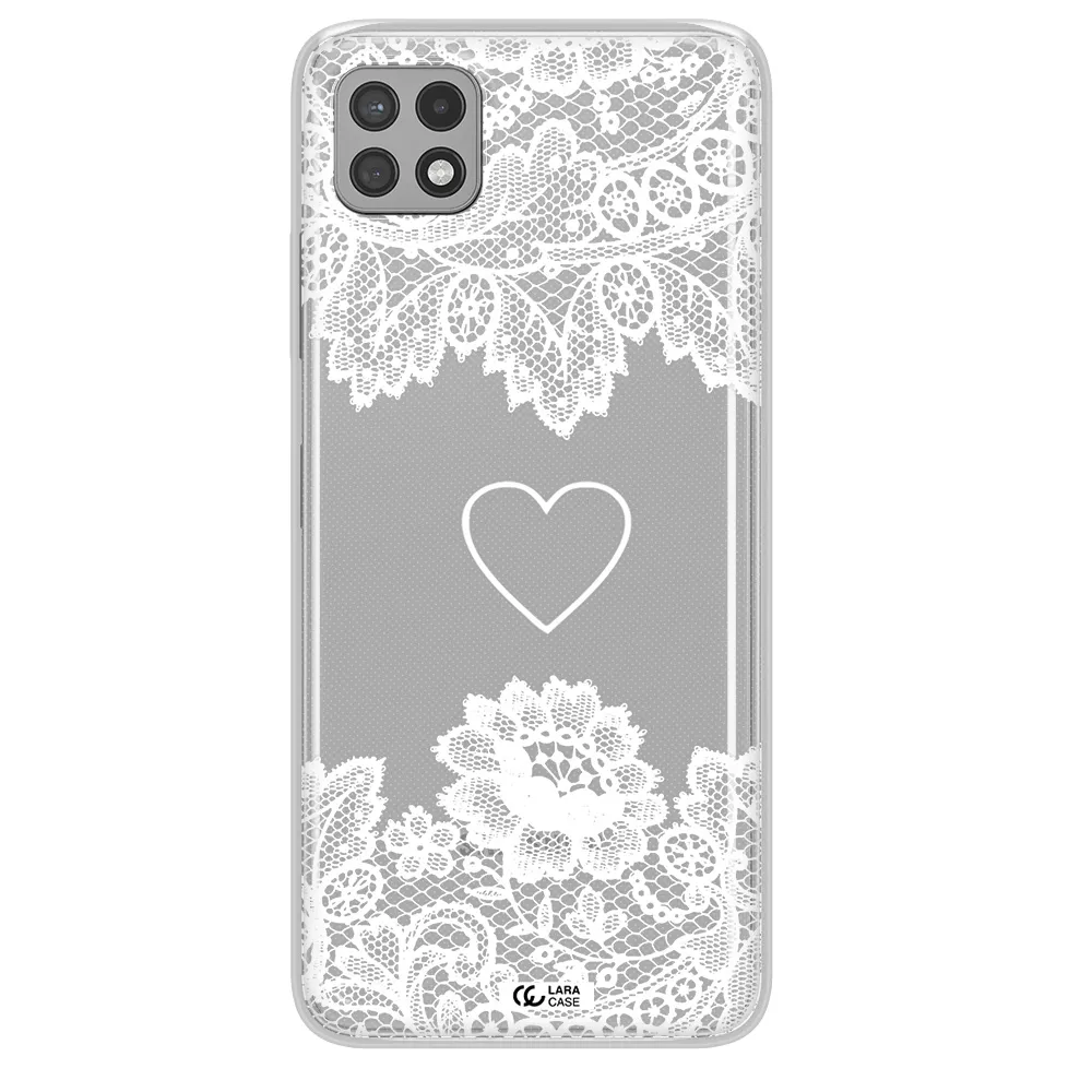 Mandala Heart Samsung A22 5g Clear TPU Case