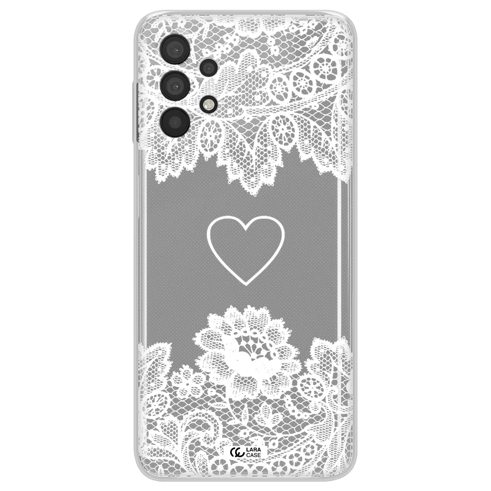 Mandala Heart Samsung A32 4G Clear Tpu Case