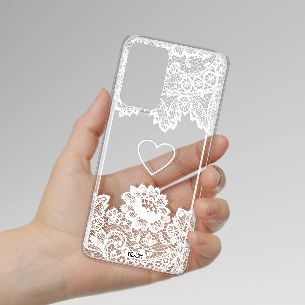Mandala Heart Samsung A52 Clear TPU Case