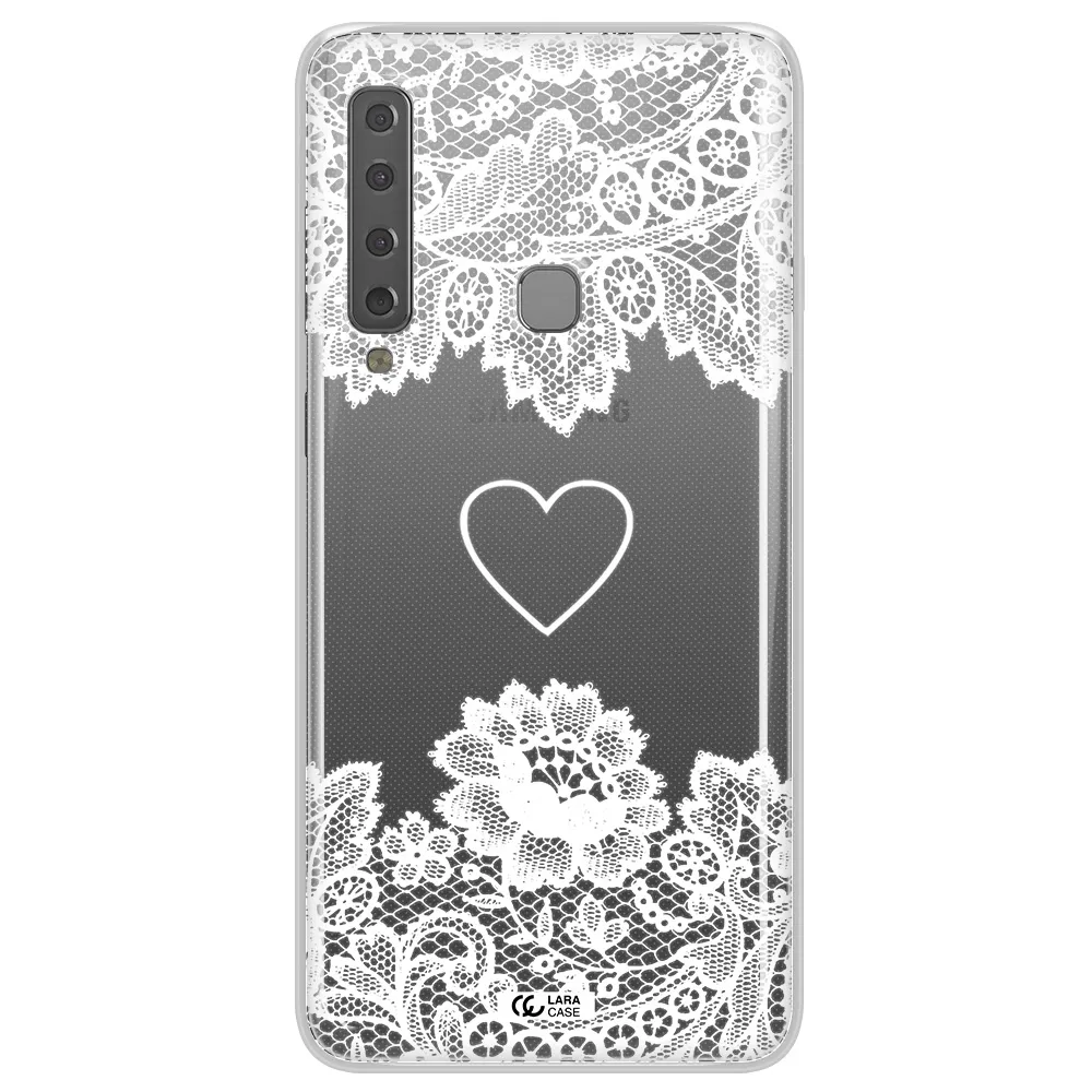 Mandala Heart Samsung A9 2018 Clear TPU Case