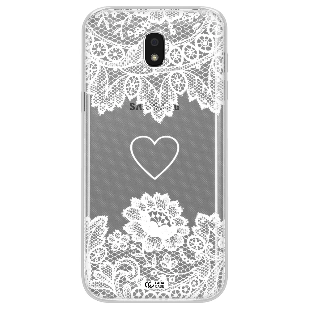 Mandala Heart Samsung J5 2017 Clear TPU Case