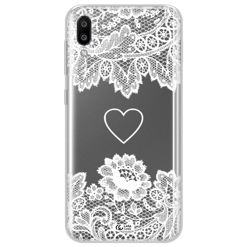 Mandala Heart Samsung M10 Clear TPU Case