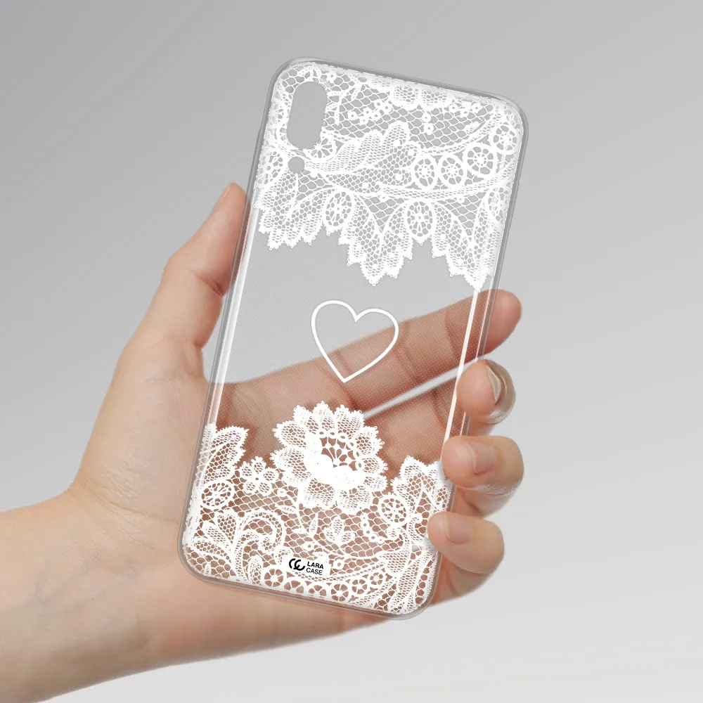 Mandala Heart Samsung M10 Clear TPU Case