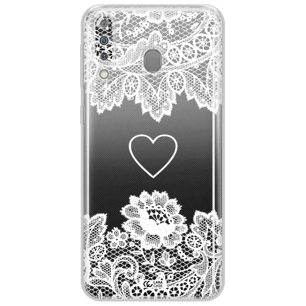Mandala Heart Samsung M30 Clear TPU Case
