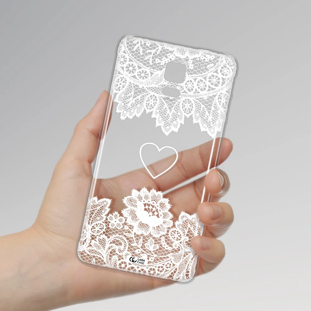 Mandala Heart Samsung Note 4 Clear TPU Case