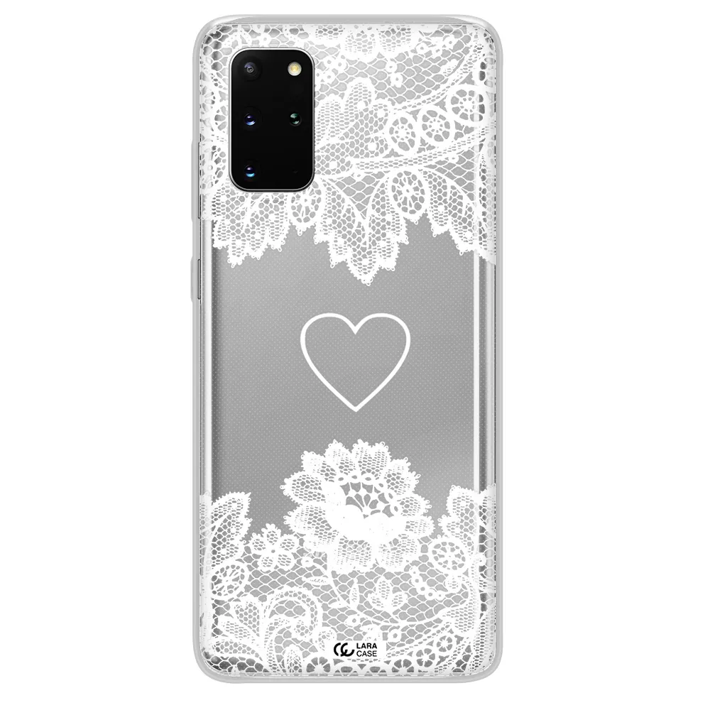 Mandala Heart Samsung S 20 Plus Clear TPU Case