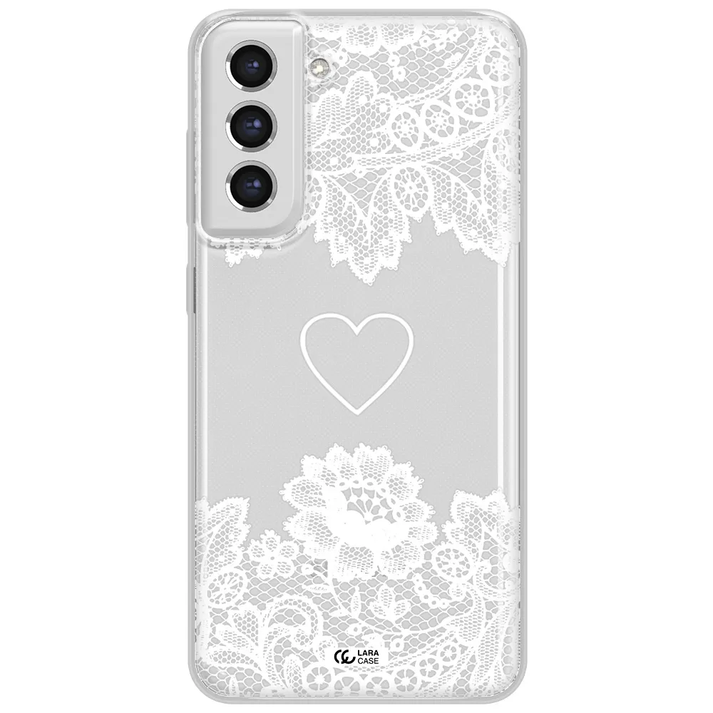 Mandala Heart Samsung S21 Fe Clear Tpu Case