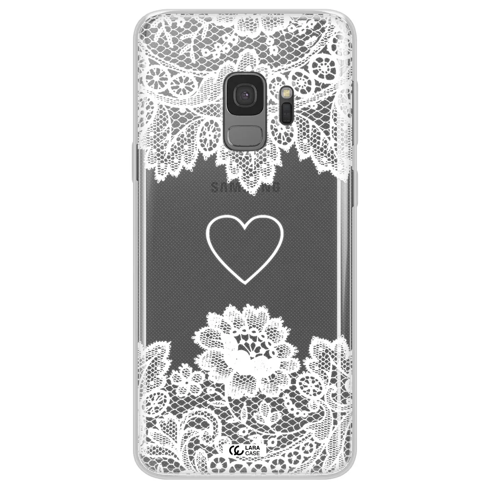 Mandala Heart Samsung S9 Clear TPU Case