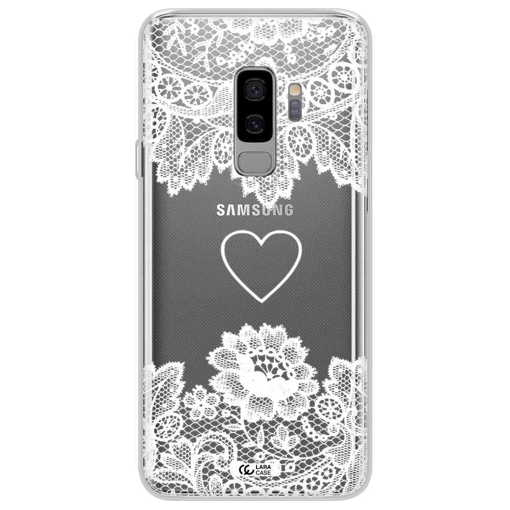 Mandala Heart Samsung S9 Plus Clear TPU Case