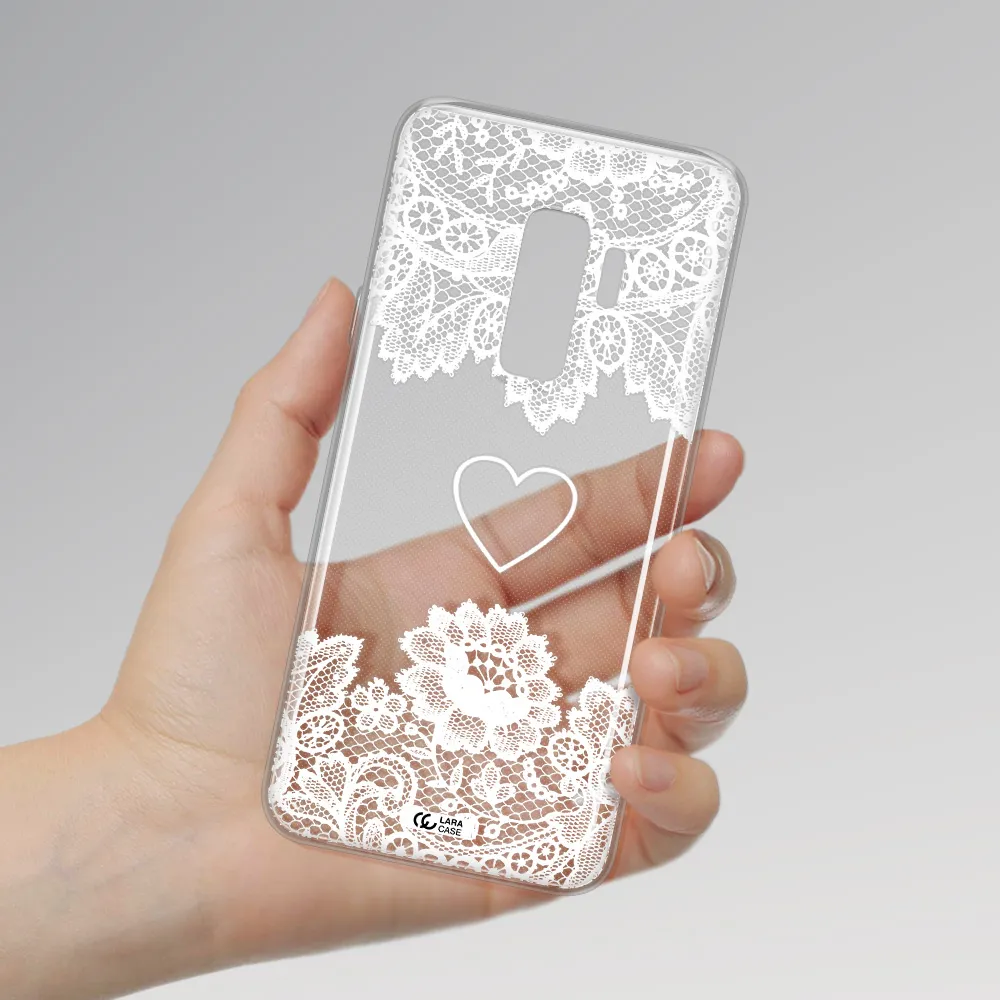 Mandala Heart Samsung S9 Plus Clear TPU Case
