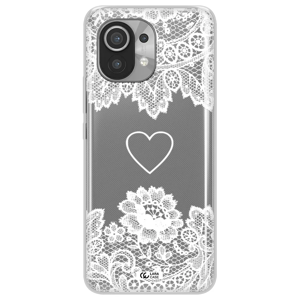 Mandala Heart Xiaomi Mi 11 Clear TPU Case