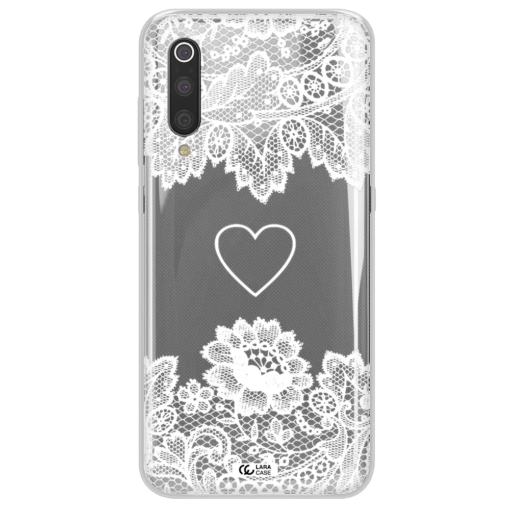 Mandala Heart Xiaomi Mi 9 Clear TPU Case