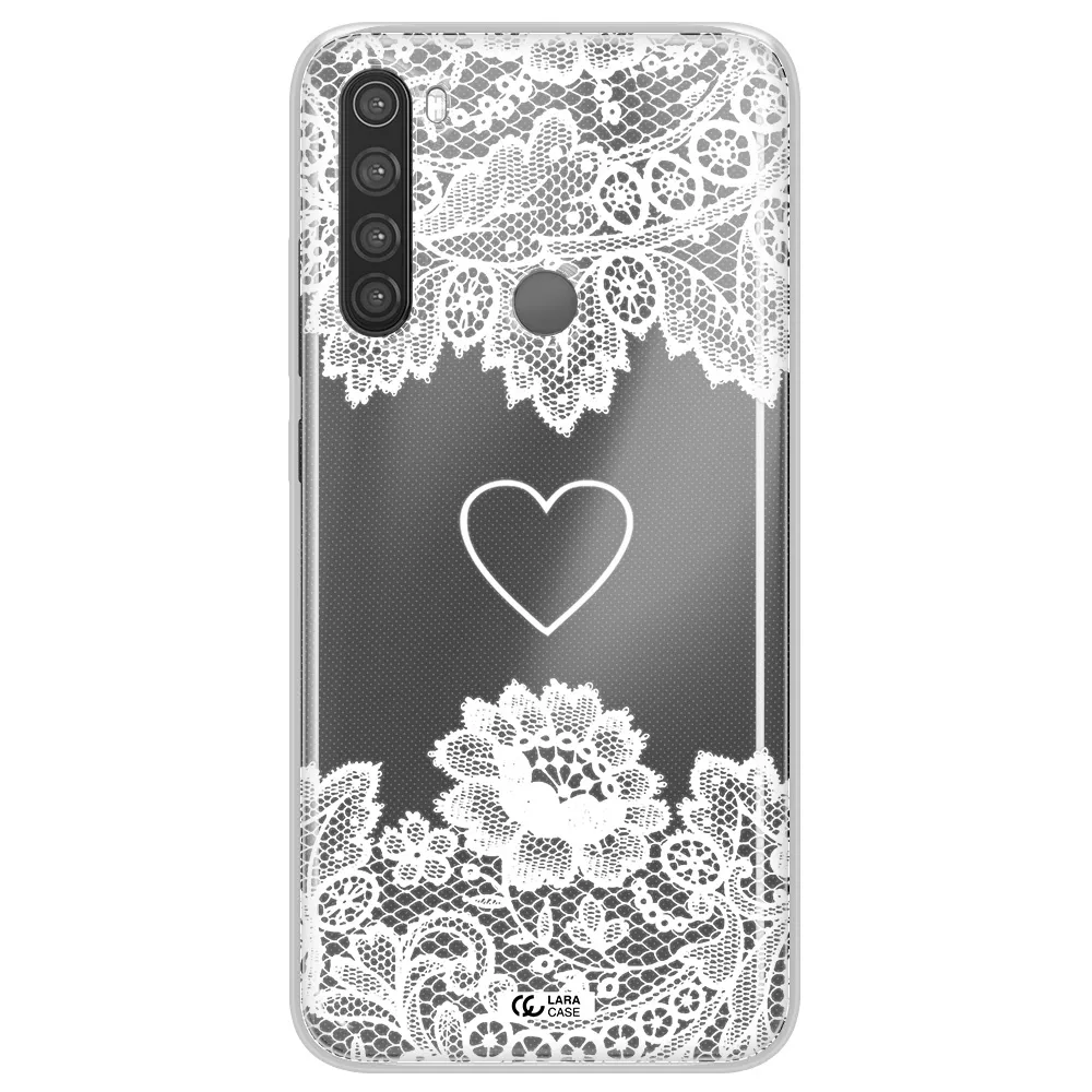 Mandala Heart Xiaomi Note 8 Clear TPU Case