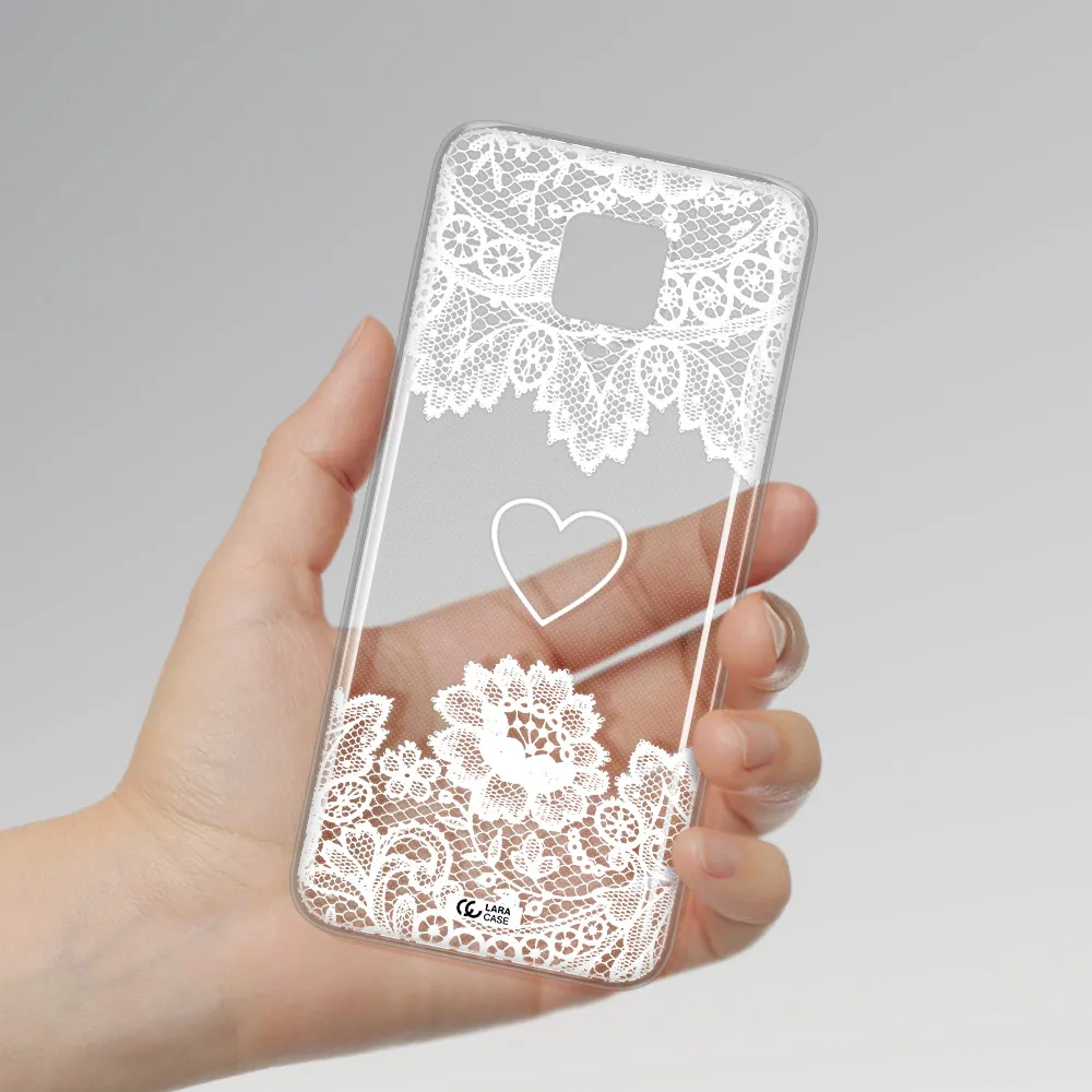 Mandala Heart Xiaomi Note 9 Pro Clear TPU Case