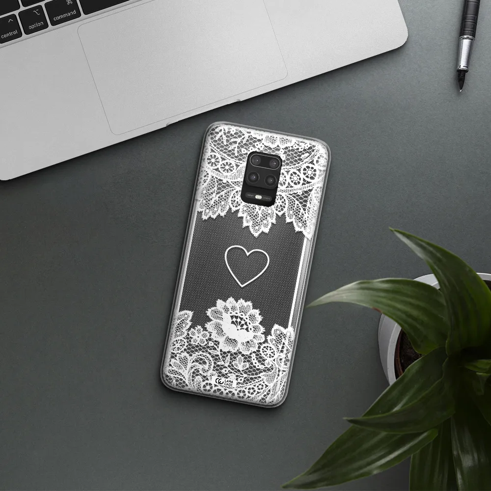 Mandala Heart Xiaomi Note 9S Clear TPU Case