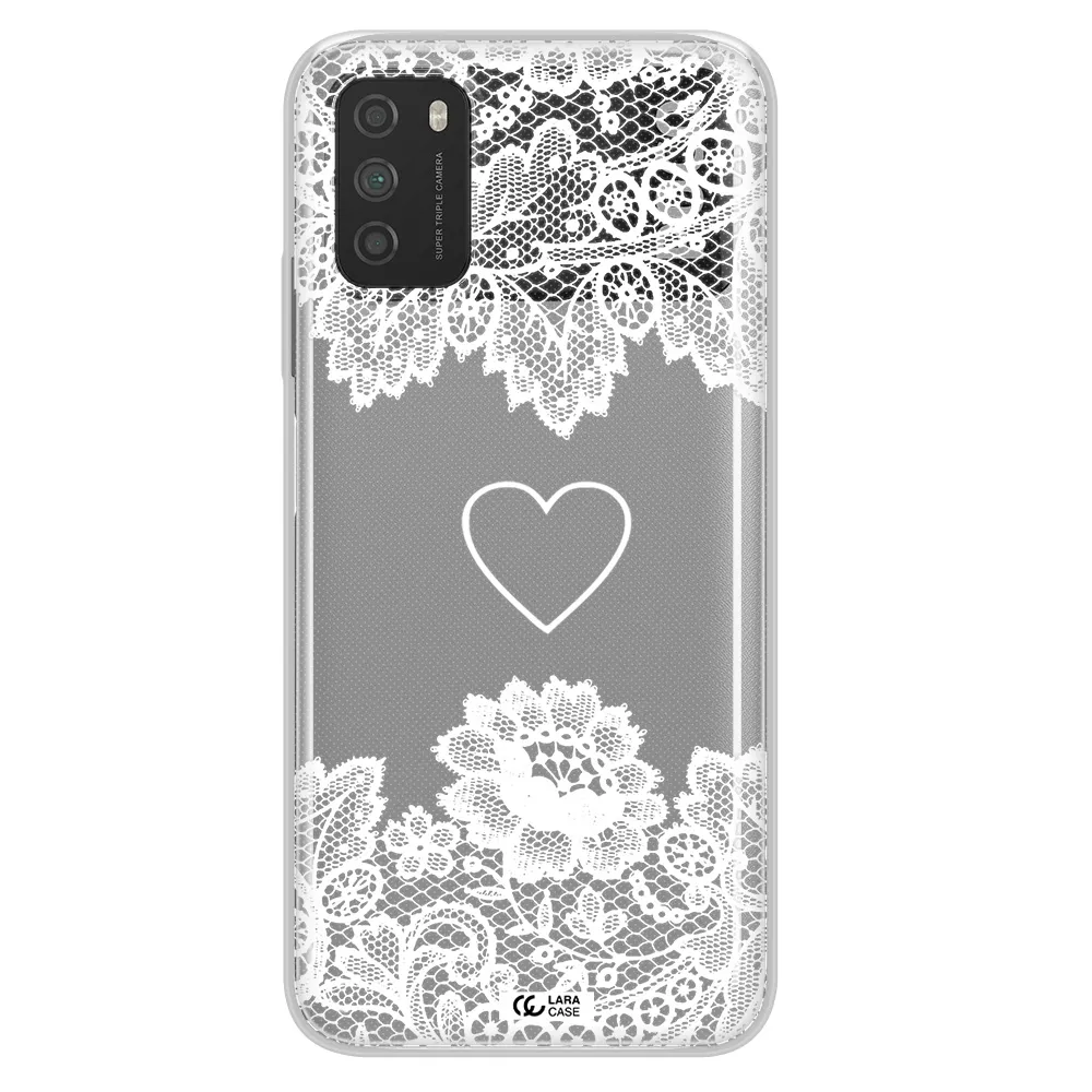 Mandala Heart Xiaomi Poco M3 Clear TPU Case