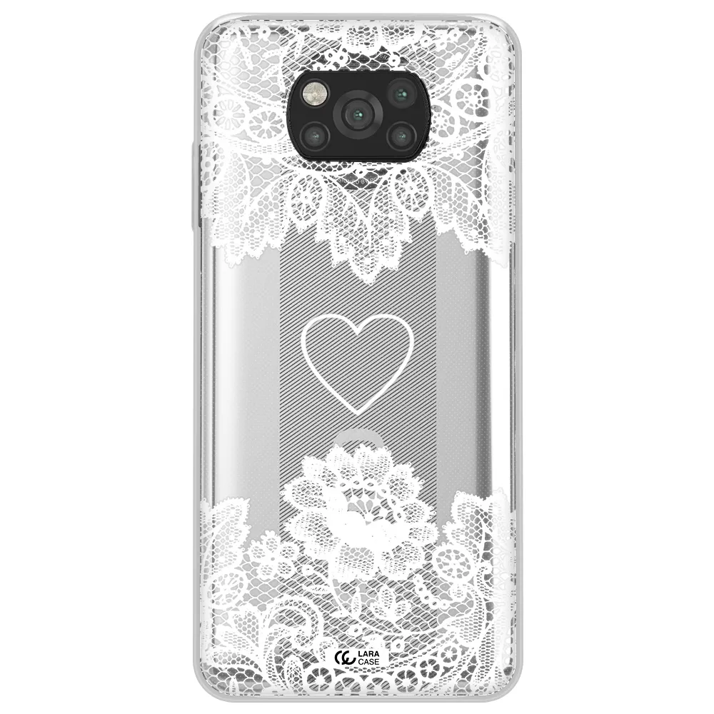 Mandala Heart Xiaomi Poco X3 Clear TPU Case