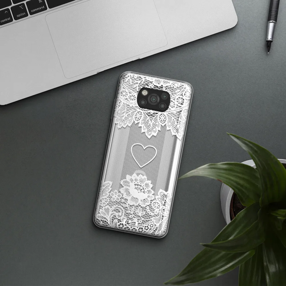 Mandala Heart Xiaomi Poco X3 Clear TPU Case