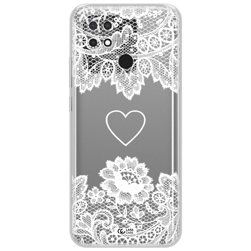 Mandala Heart Xiaomi Redmi 10C Clear TPU Case