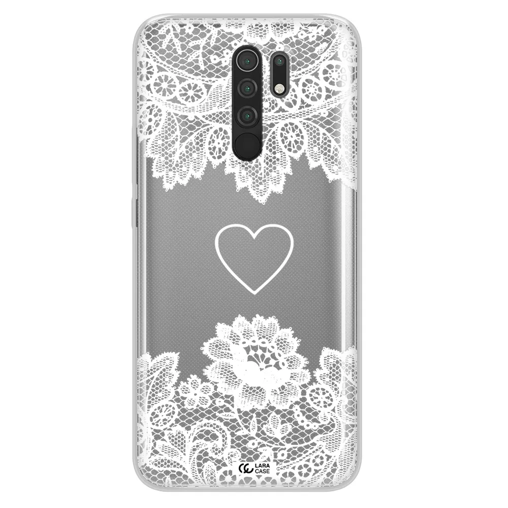 Mandala Heart Xiaomi Redmi 9 Clear TPU Case