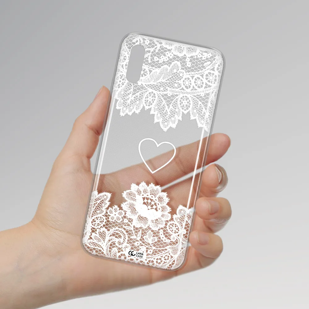 Mandala Heart Xiaomi Redmi 9A Clear TPU Case