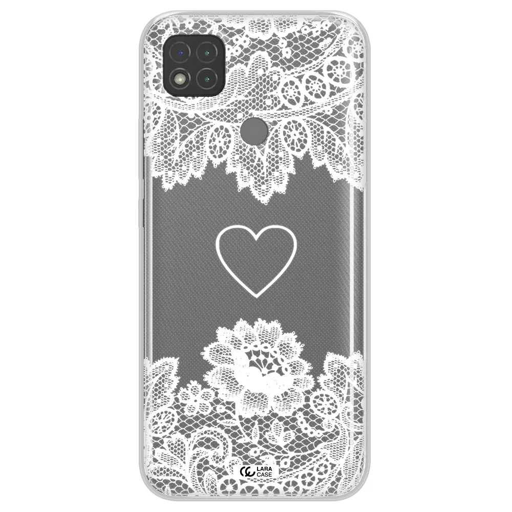 Mandala Heart Xiaomi Redmi 9C Clear TPU Case