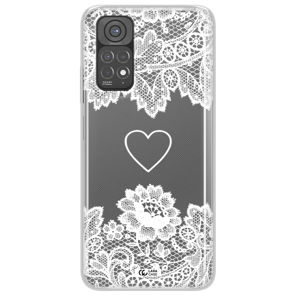 Mandala Heart Xiaomi Redmi Note 11 Clear TPU Case