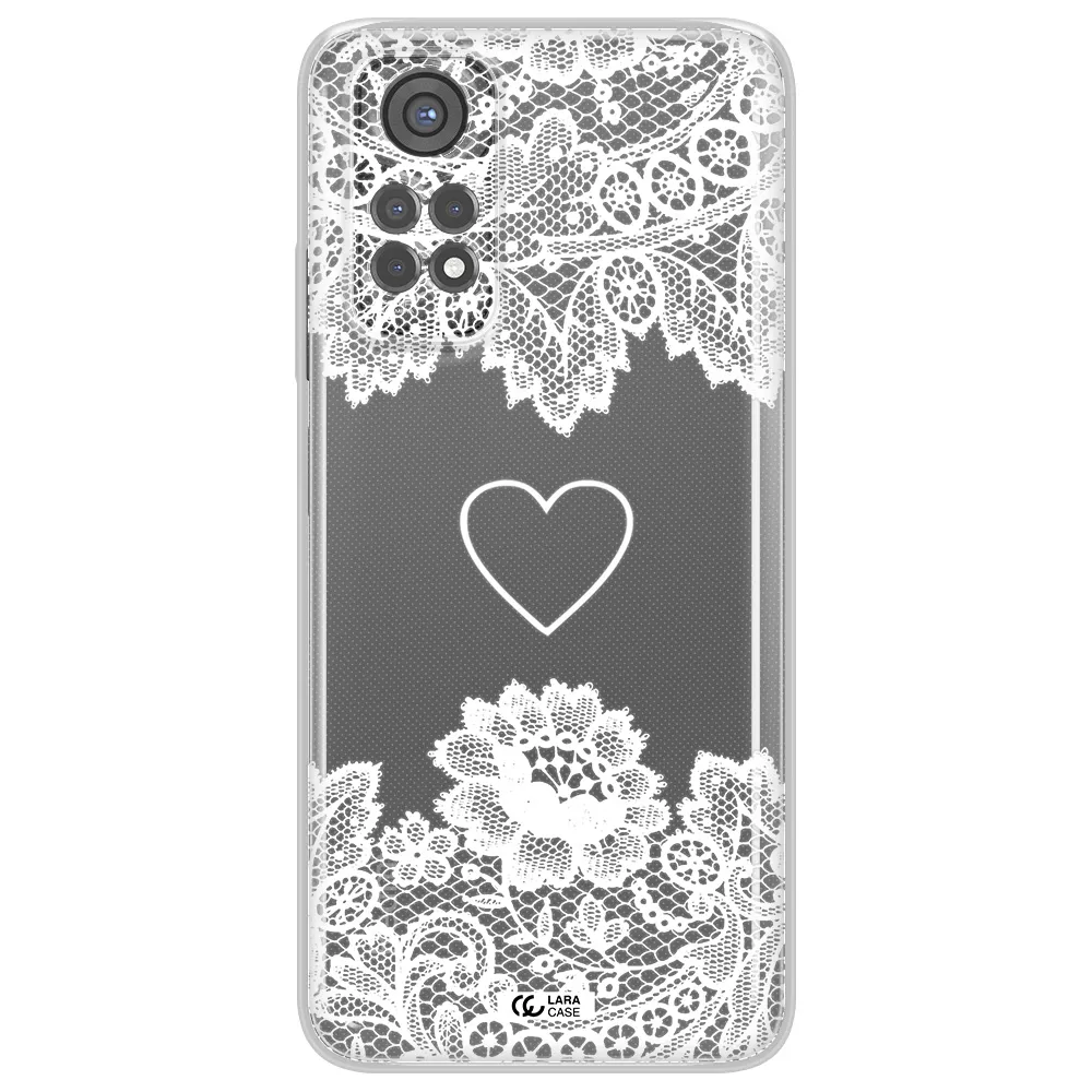 Mandala Heart Xiaomi Redmi Note 11S Clear Tpu Case