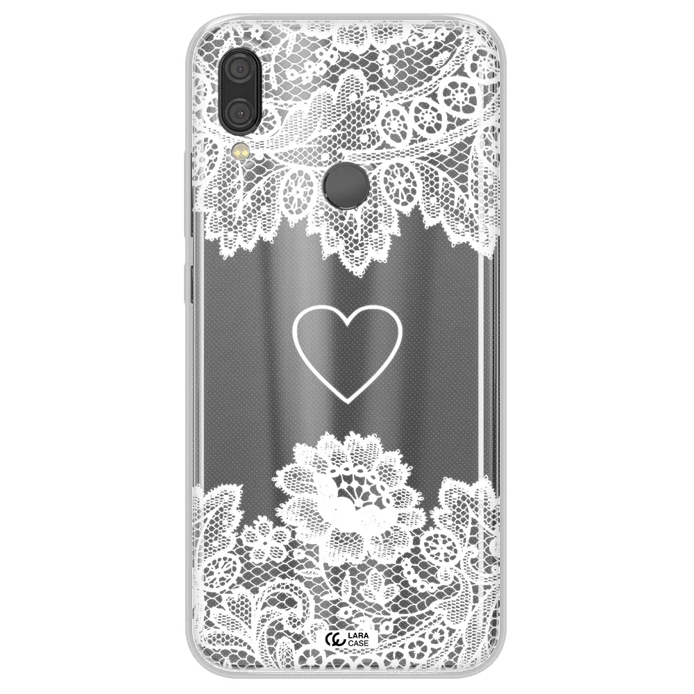 Mandala Heart Xiaomi Redmi Note 7 Clear TPU Case