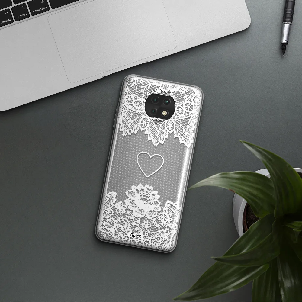 Mandala Heart Xiaomi Redmi Note 9T Clear Tpu Case