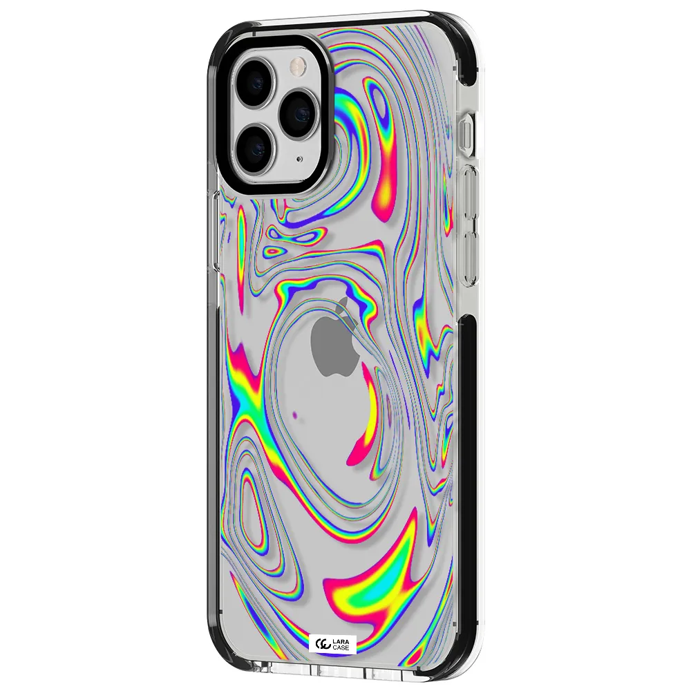 High Vibes Apple iPhone 11 pro max impact black border Case