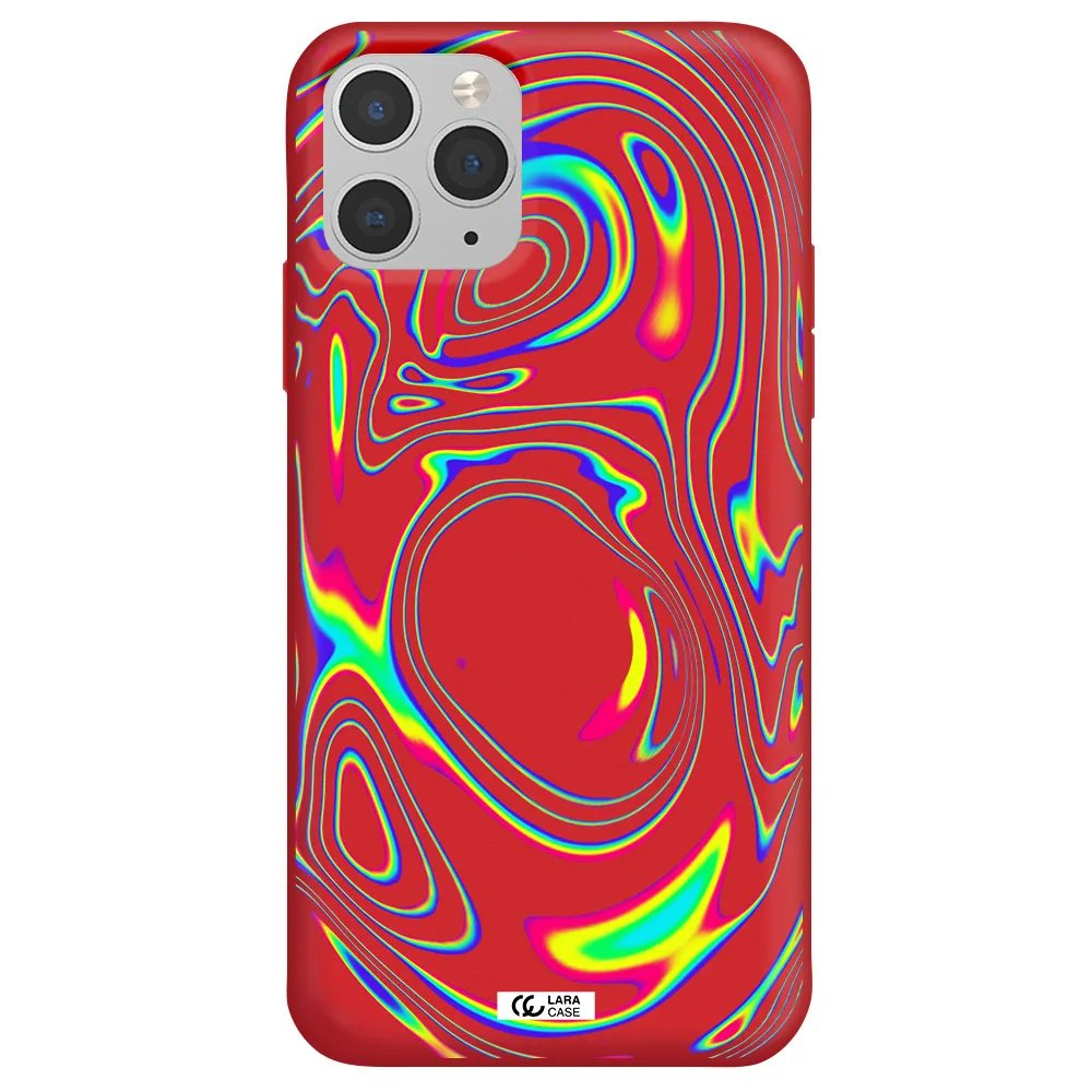 High Vibes Apple iPhone 11 pro max Silicone Imperial Red Case