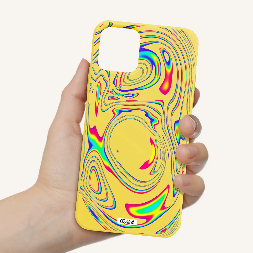 High Vibes Apple iPhone 11 pro Silicone canary yellow Case