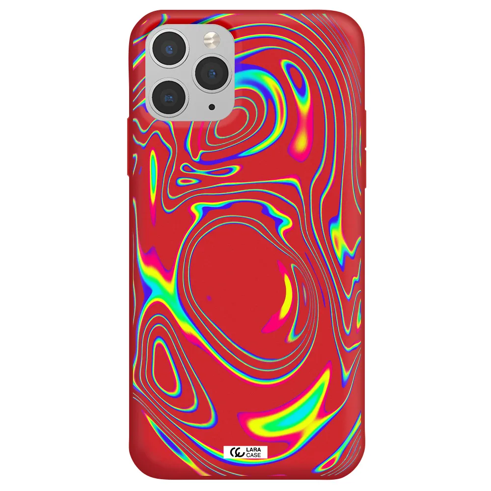 High Vibes Apple iPhone 11 pro Silicone Imperial Red Case