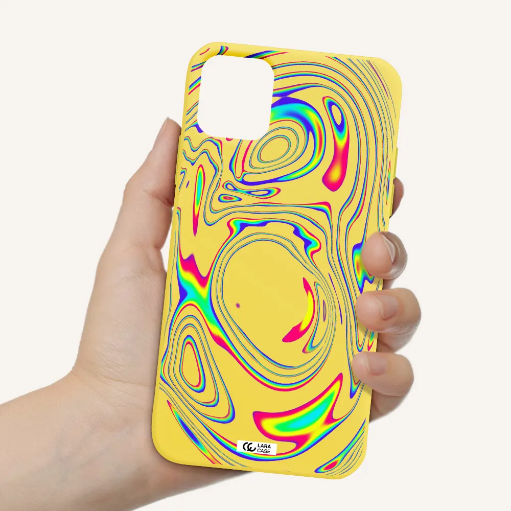 High Vibes Apple iPhone 11 Silicone canary yellow Case