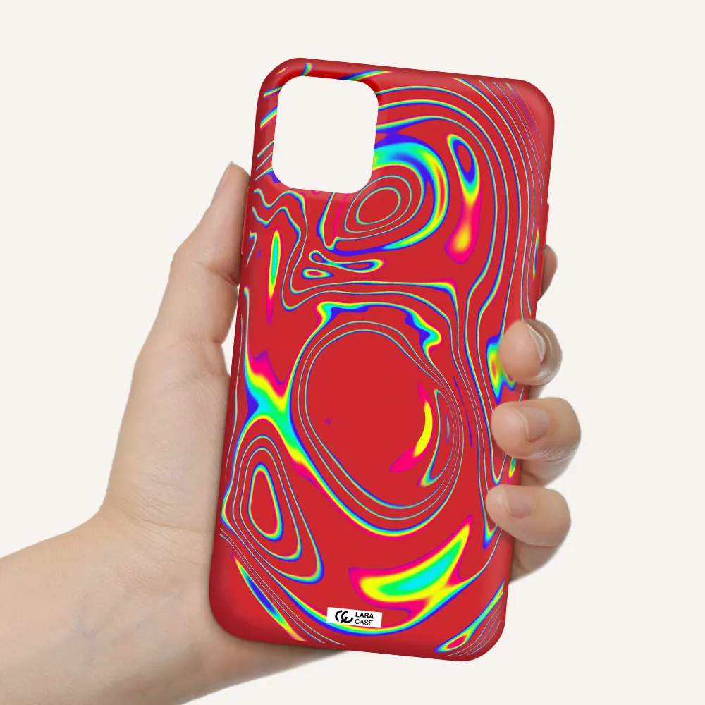 High Vibes Apple iPhone 11 Silicone Imperial Red Case
