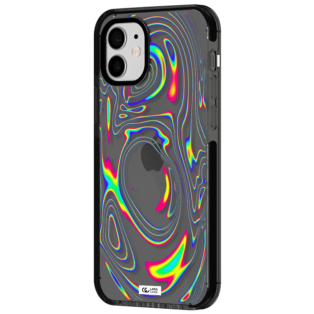 High Vibes Apple iPhone 12 impact Smoke Black Case
