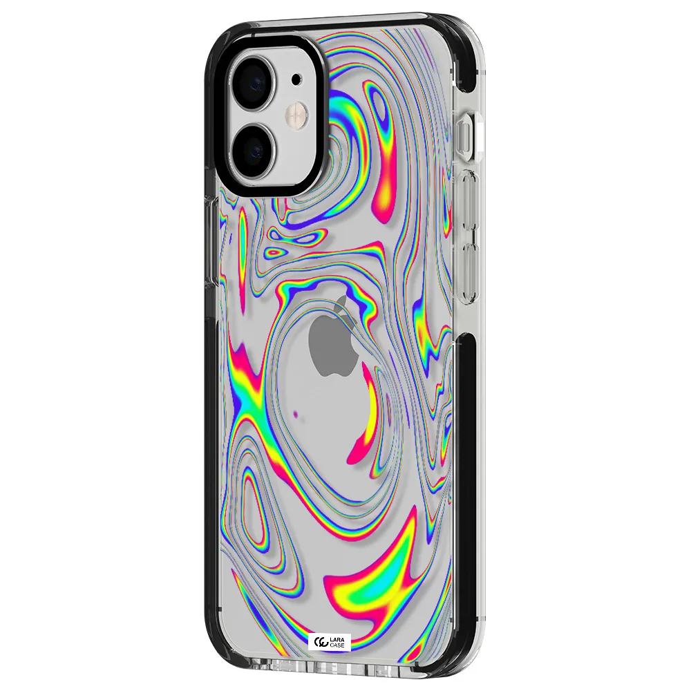 High Vibes Apple iPhone 12 mini impact black border Case