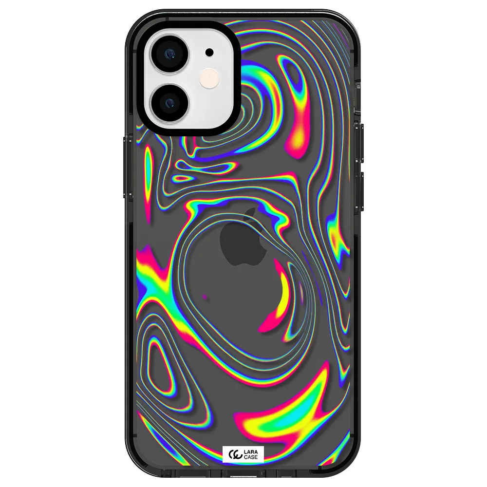 High Vibes Apple iPhone 12 mini impact Smoke Black Case