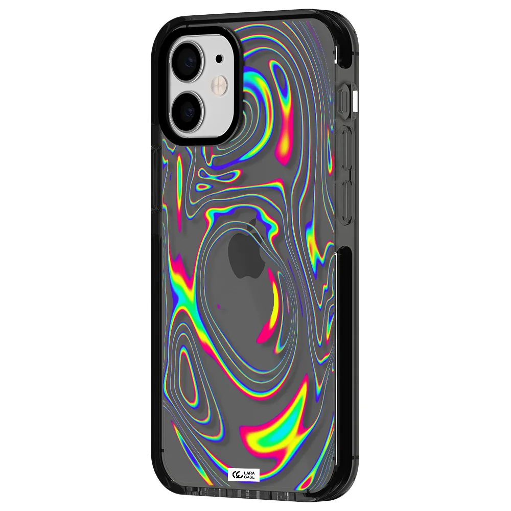 High Vibes Apple iPhone 12 mini impact Smoke Black Case