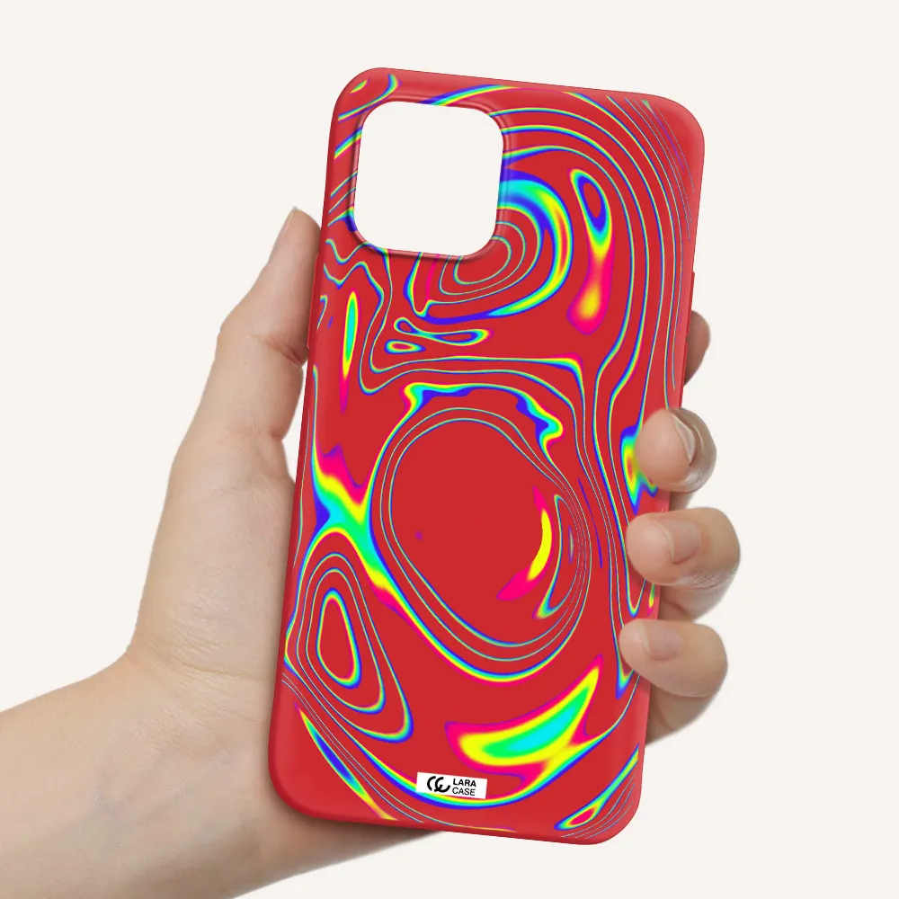 High Vibes Apple iPhone 12 mini Silicone Imperial Red Case