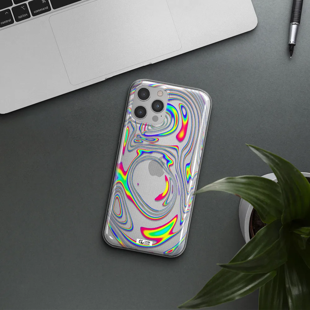 High Vibes Apple iPhone 12 pro Clear TPU Case