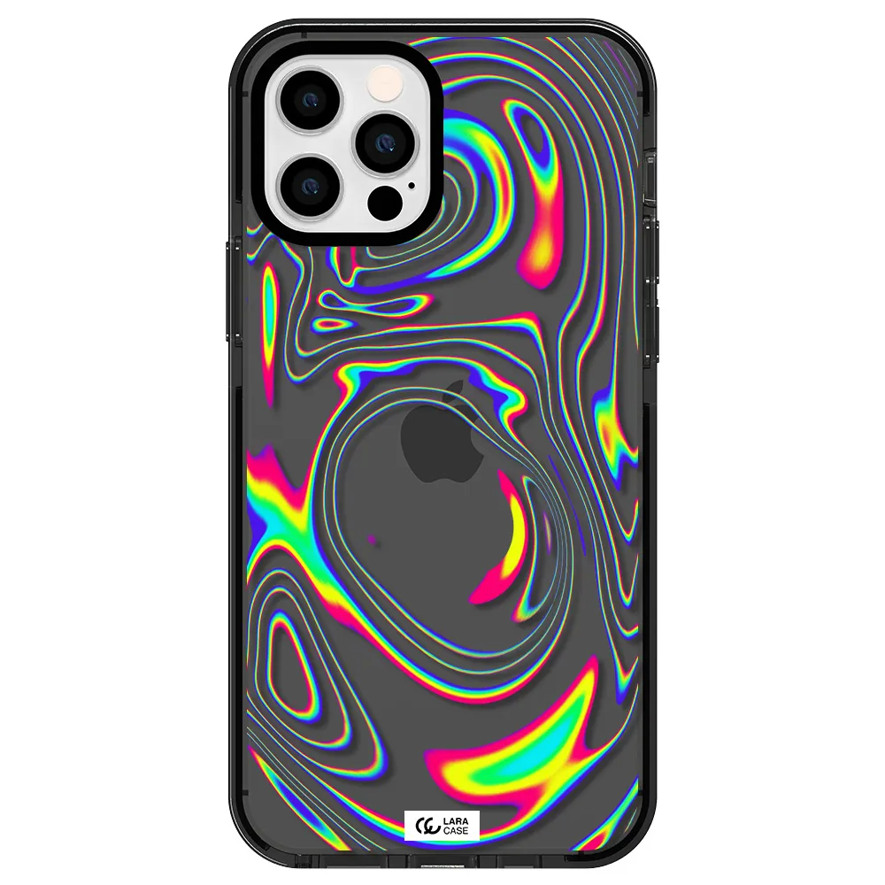 High Vibes Apple iPhone 12 pro impact Smoke Black Case