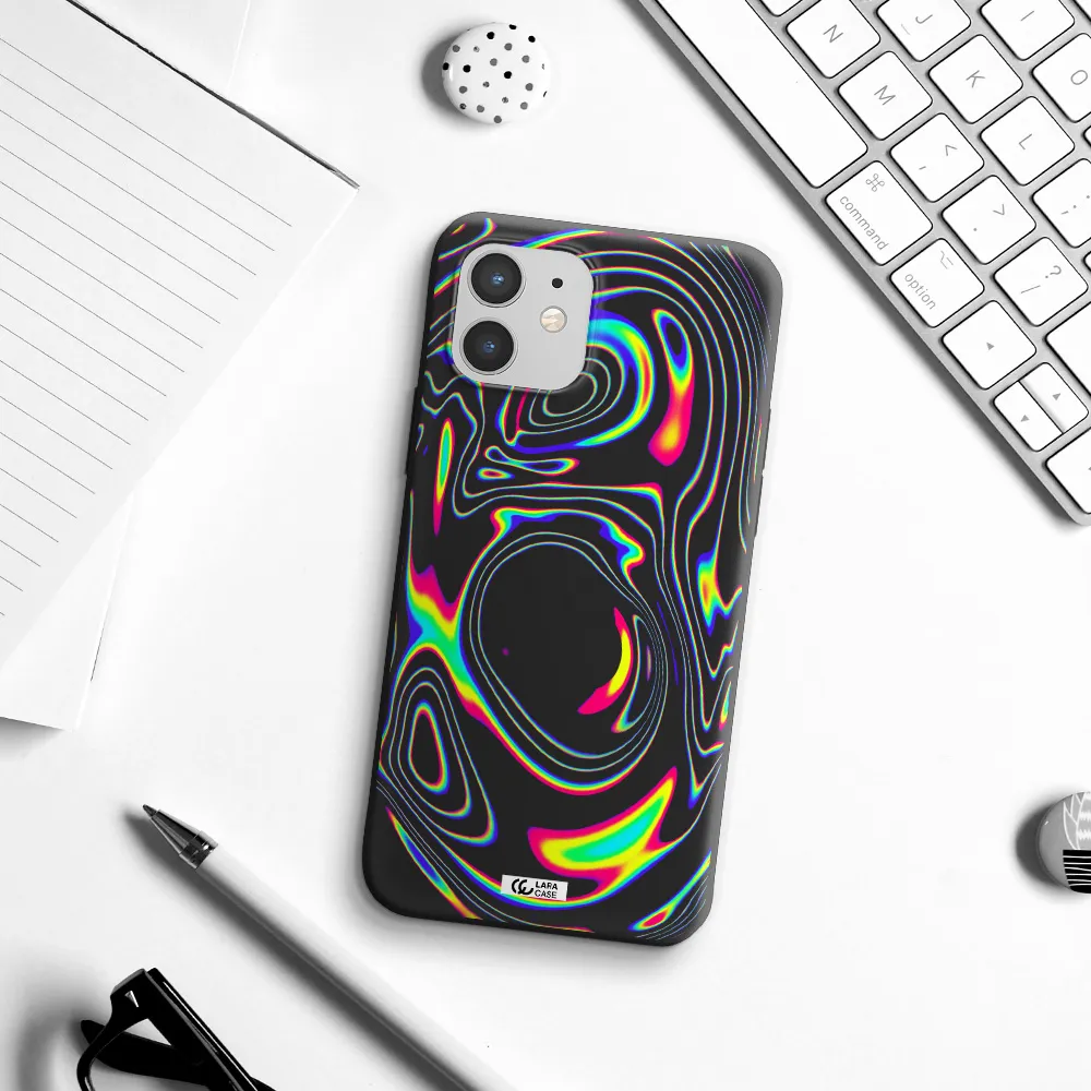 High Vibes Apple iPhone 12 Silicone black Case