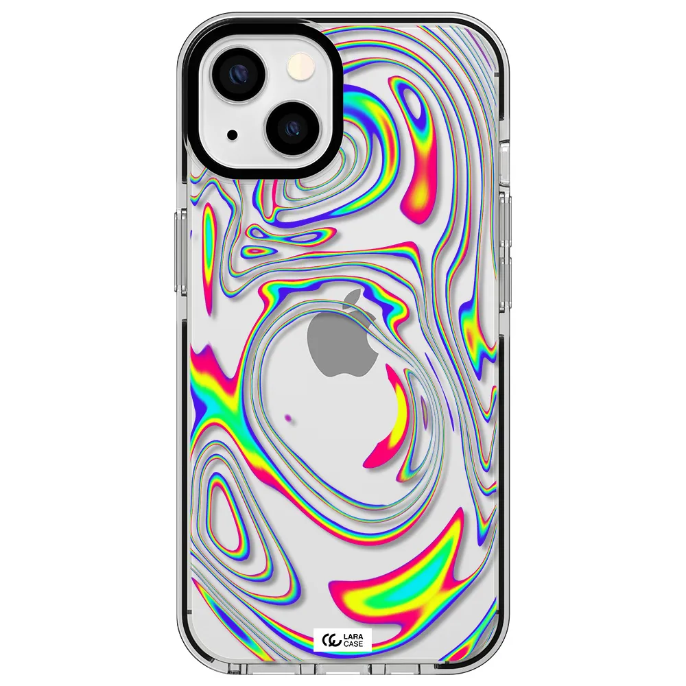 High Vibes Apple iPhone 13 impact black border Case