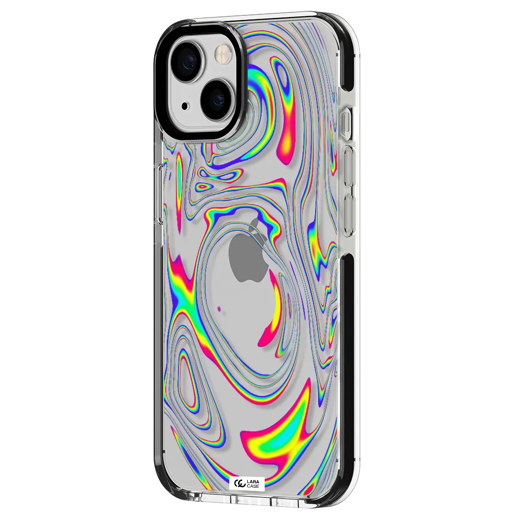 High Vibes Apple iPhone 13 impact black border Case