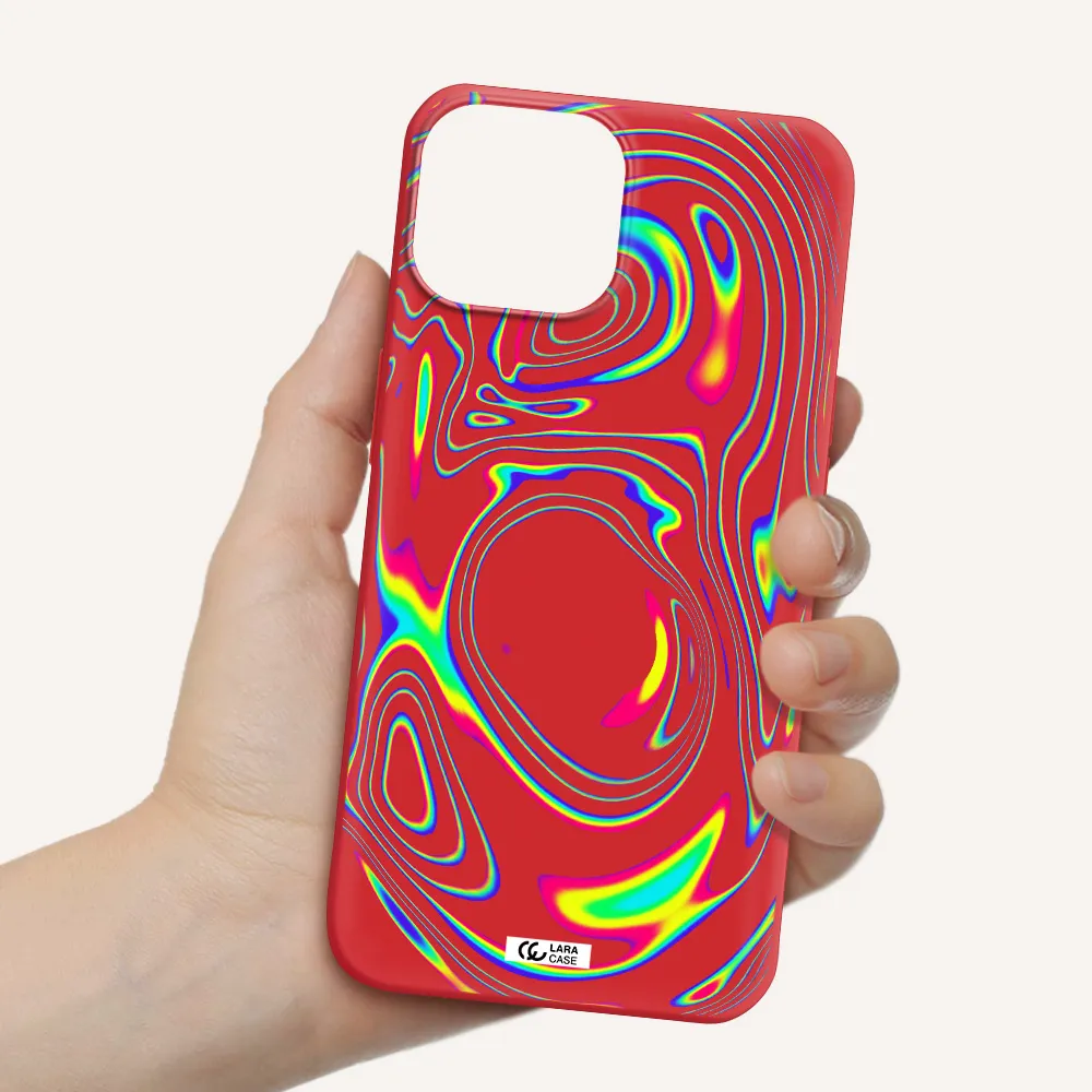 High Vibes Apple iPhone 13 mini Silicone Imperial Red Case