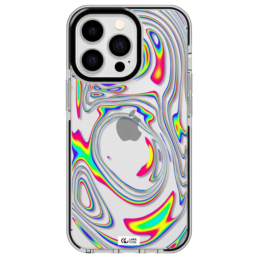 High Vibes Apple iPhone 13 Pro impact black border Case