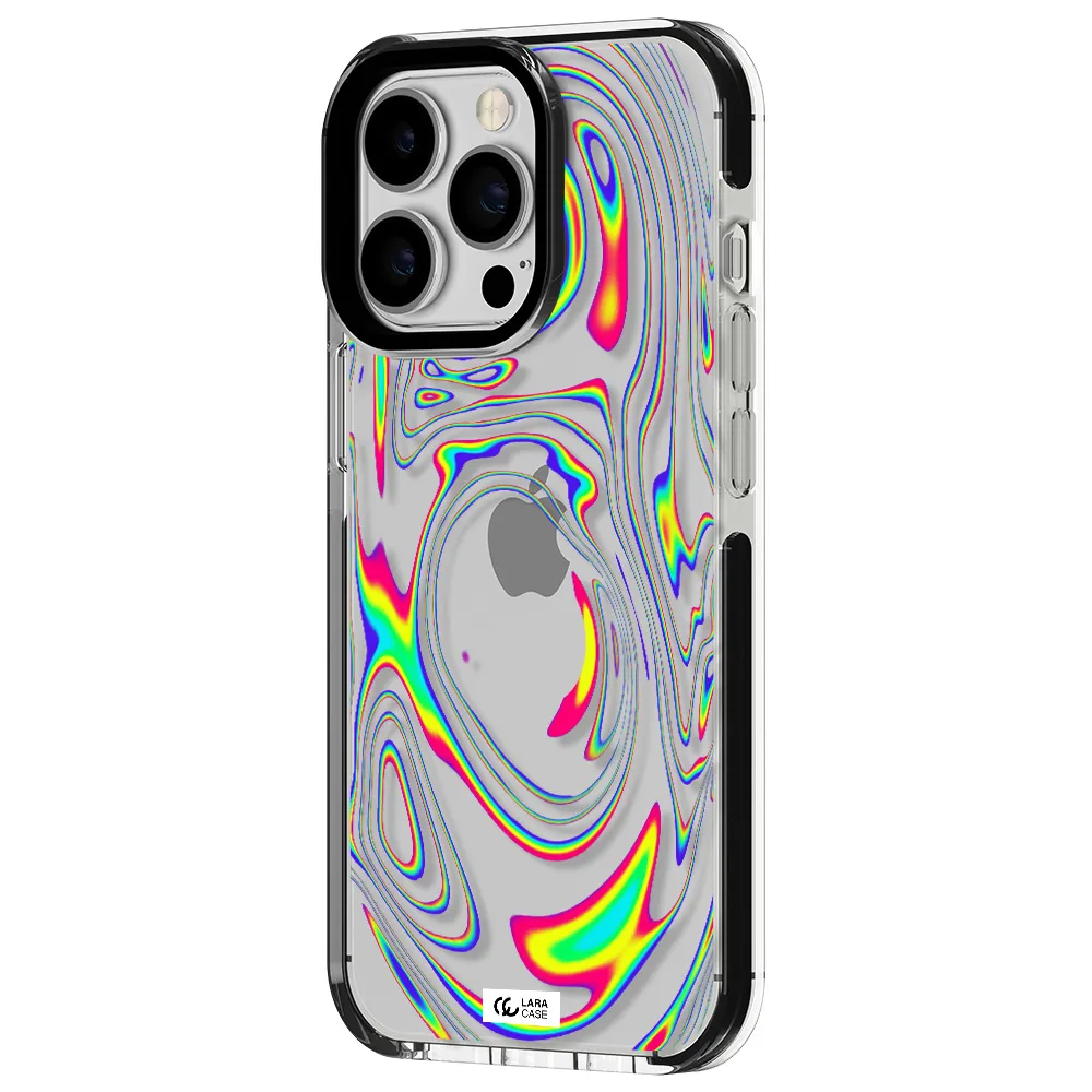 High Vibes Apple iPhone 13 Pro impact black border Case