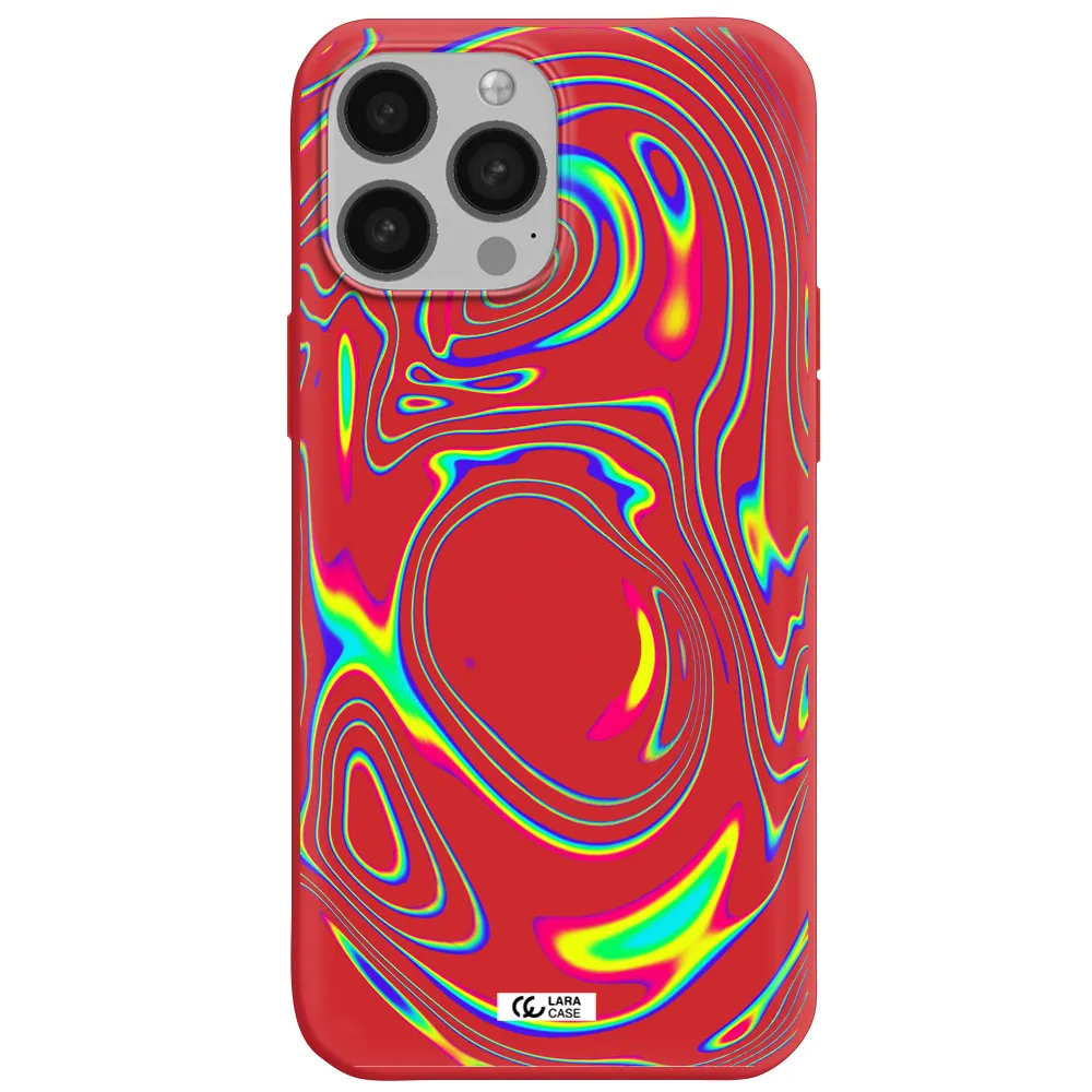 High Vibes Apple iPhone 13 Pro Max Silicone Imperial Red Case